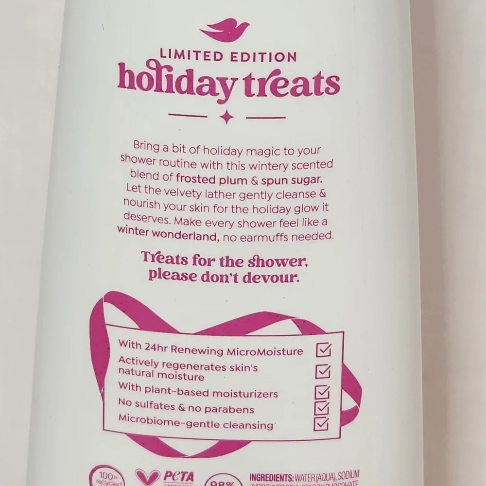 Dove Holiday Treats Body‎ Wash - Frosted Plum Berry 20 OZ  2024 Limited Edition